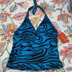 Octopus Beachwear 42 swim padded top neck tie
